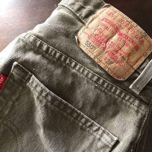High Waisted 550 Levi’s Denim Shorts